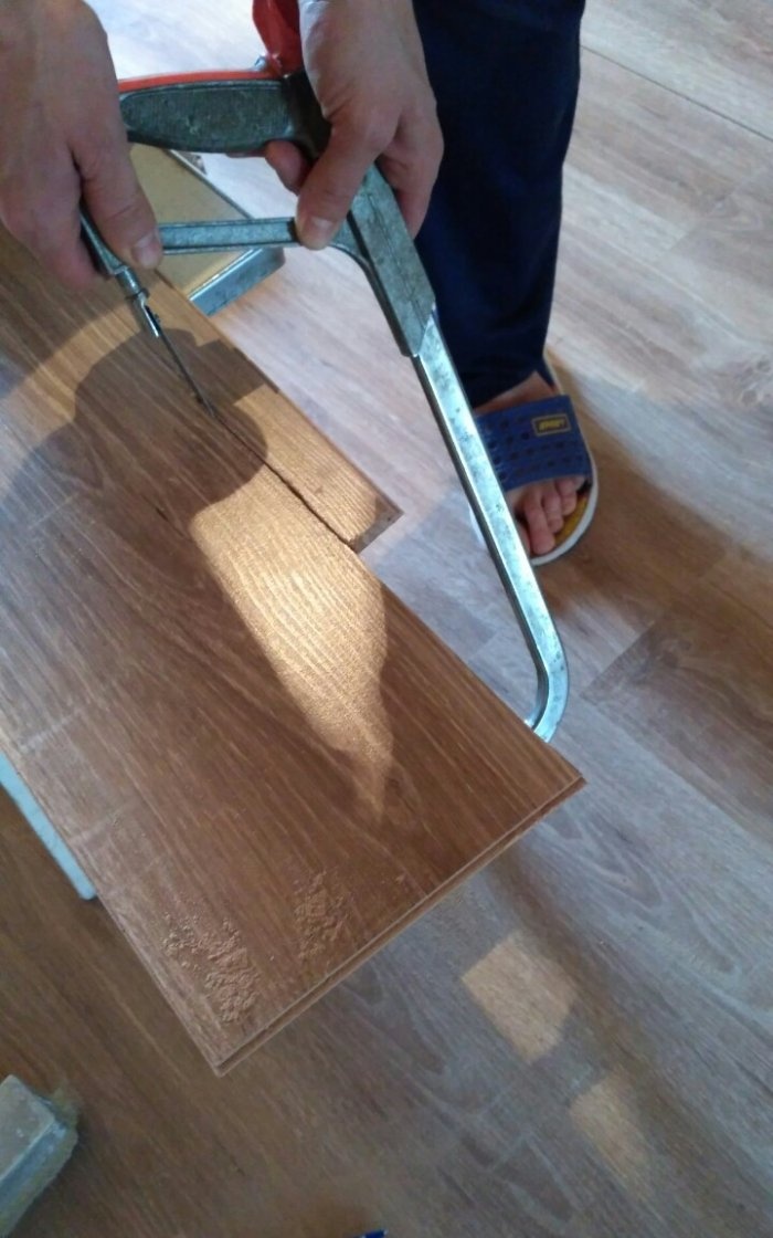 DIY laminate flooring