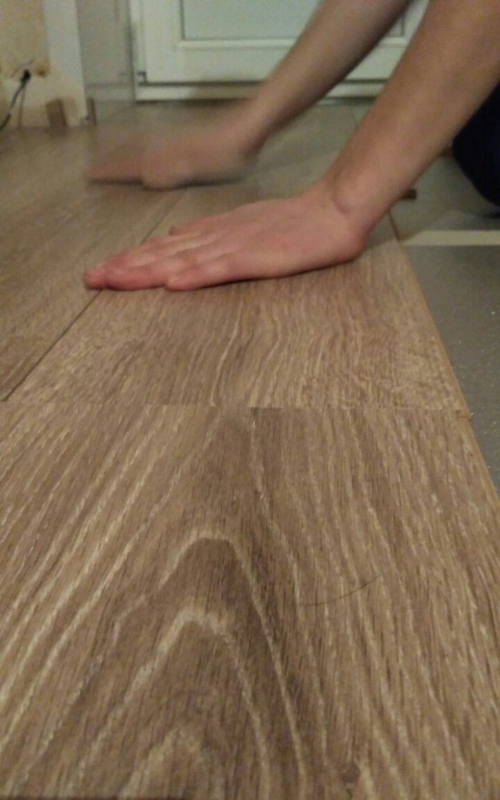 DIY laminált padló