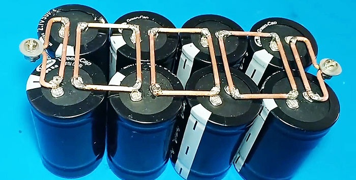 Superkapacitorbatteri - ionistorer