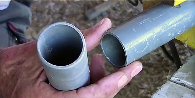 Kā savienot PVC caurules bez savienotāja