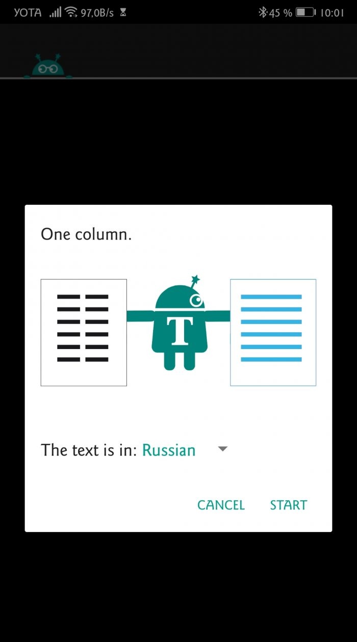 Text Rozprávka skopíruje text z obrázka na Android