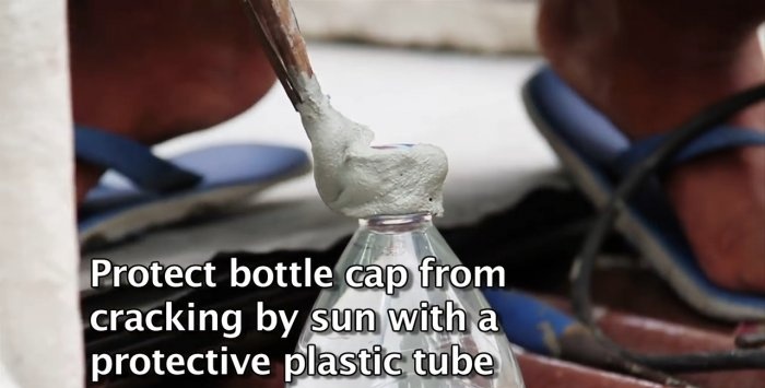 Come realizzare una lampada solare da una bottiglia