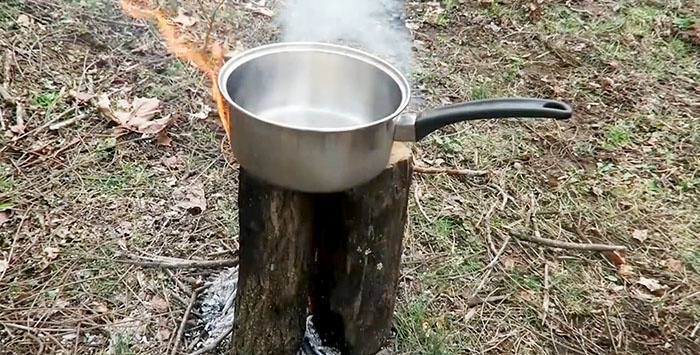 Sieben Möglichkeiten, um ein Lagerfeuer in der Natur zu machen