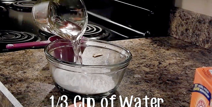 Как да почистите фурна със сода и оцет