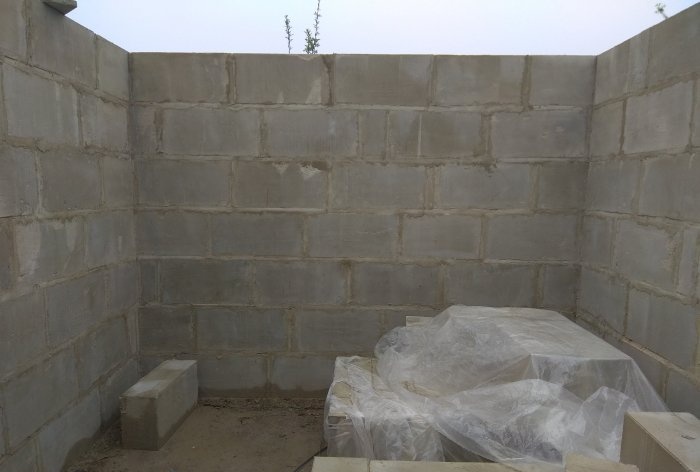 Construcția pereților din blocuri de spumă