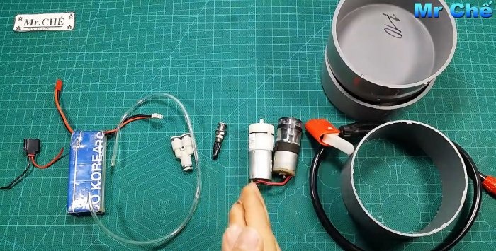 Ako vyrobiť prenosný kompresor napájaný z batérie