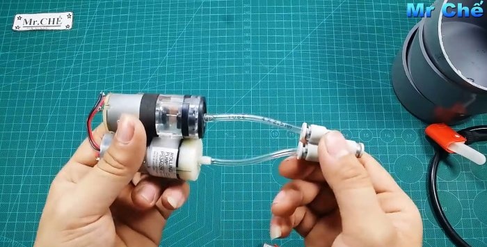 How to make a portable battery-powered compressor