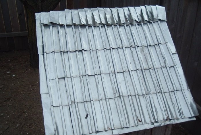 Acoperiș de acoperiș din cutii de aluminiu