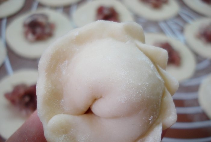 Lækre dumplings på den bedste vaniljesaus