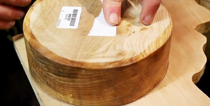 Drveni disk koristimo za brzo oštrenje noževa