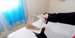 How to turn a round PVC pipe into a square