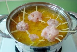 Baby blæksprutte suppe
