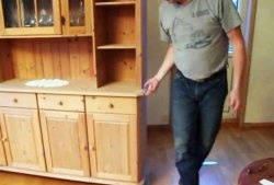 How easy it is to move heavy furniture alone