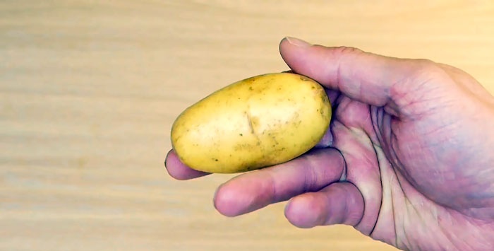 Ako nakrájať zemiaky na špirálu pravidelným nožom