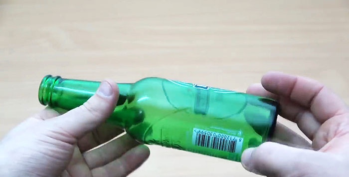 Bagaimana untuk membengkokkan leher botol kaca