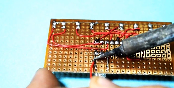 Luzes de circulação DIY em um chip