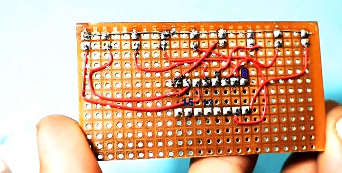 DIY-looplichten op één chip
