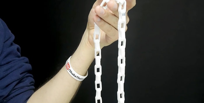 Jak zrobić łańcuch z rury PVC