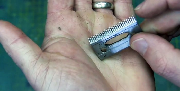 Hur man skärper knivarna på en hårklippare