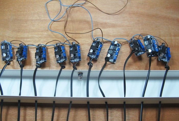 How to make a charger for 10 batteries