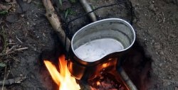 How to make a scout bonfire (smokeless bonfire)