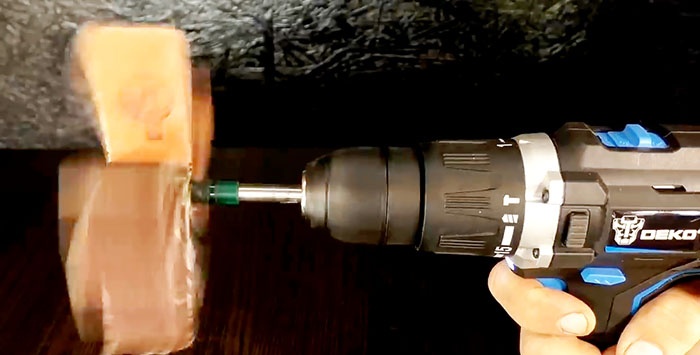 Bir elektrikli motor çapasını etkili bir alete dönüştürme