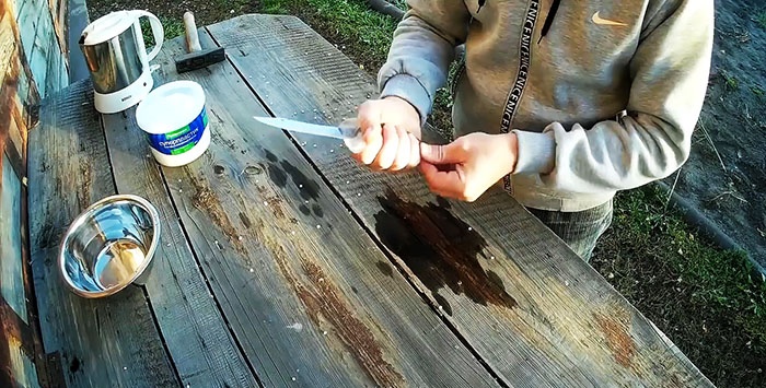 Cum se face un cuțit durabil și anatomic în 10 minute