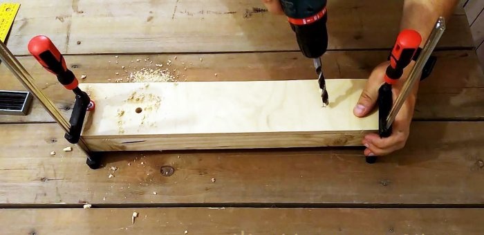 Sådan fremstilles enkel tømreringsskruestik til en arbejdsbænk