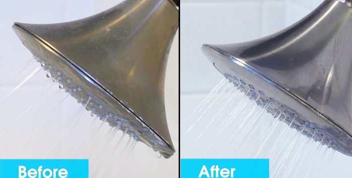 Kaip lengvai ir greitai išvalyti dušo galvutę