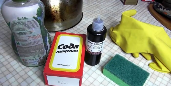 How to clean the dishes from soot and grease in 10 minutes do it yourself supercleaner