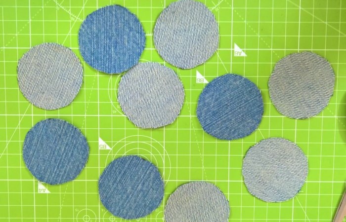 Hvordan lage et poleringshjul fra en gammel jeans uten kostnad
