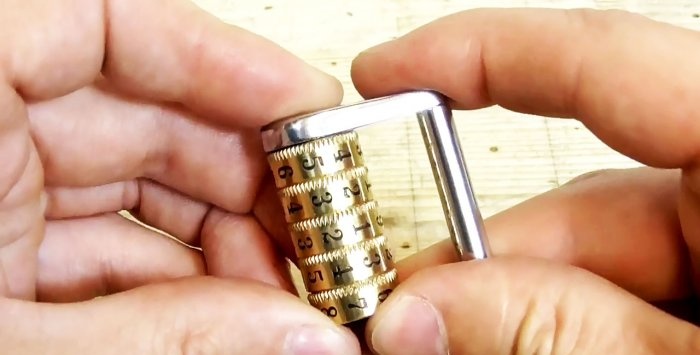Come trasformare un bullone in una serratura a combinazione