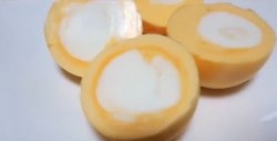 Bagaimana memasak kuning telur keluar