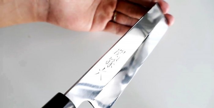 Как да поправим и заточим ръждив нож