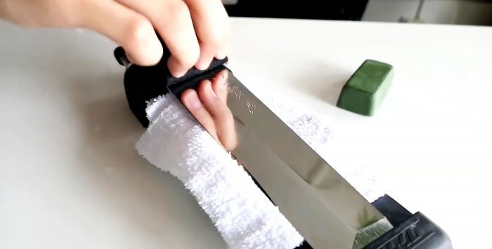Paslı bir bıçağı tamir etme ve keskinleştirme