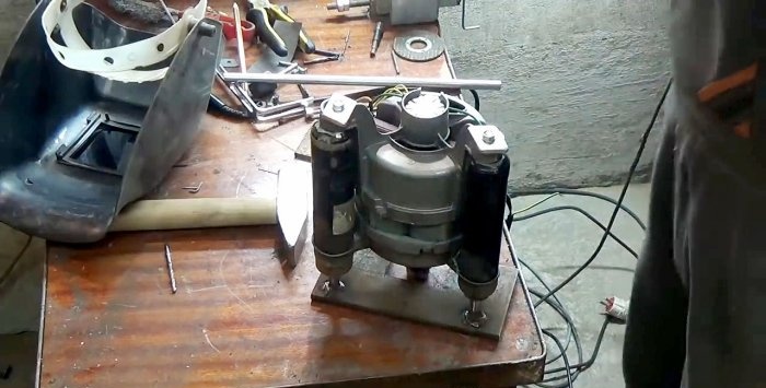 Výkonný ruční mlýn z motoru pračky