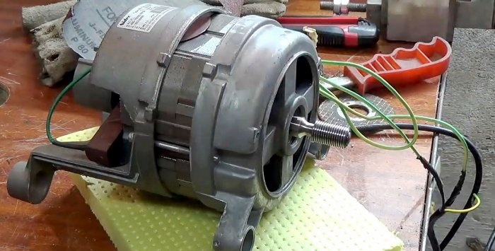 Výkonný ruční mlýn z motoru pračky
