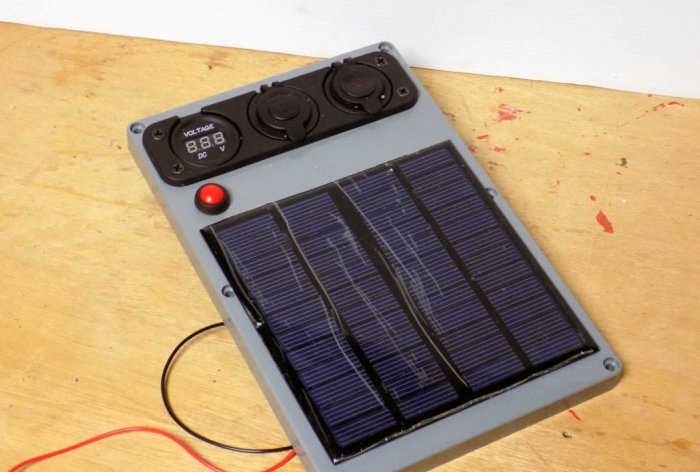 Do-it-yourself portable solar power station