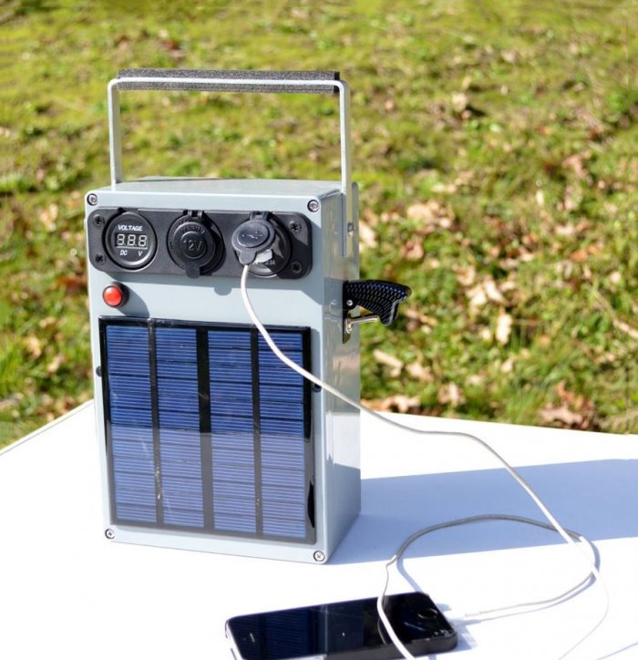Buat sendiri stesen janakuasa solar mudah alih