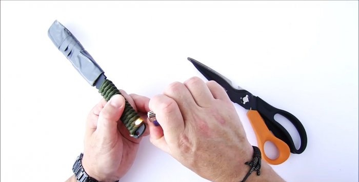 The fastest and easiest way to make a knife handle