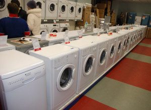 Háztartási gépek mosógép boltja