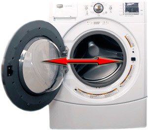 Bir çamaşır makinesinin kilidini açma