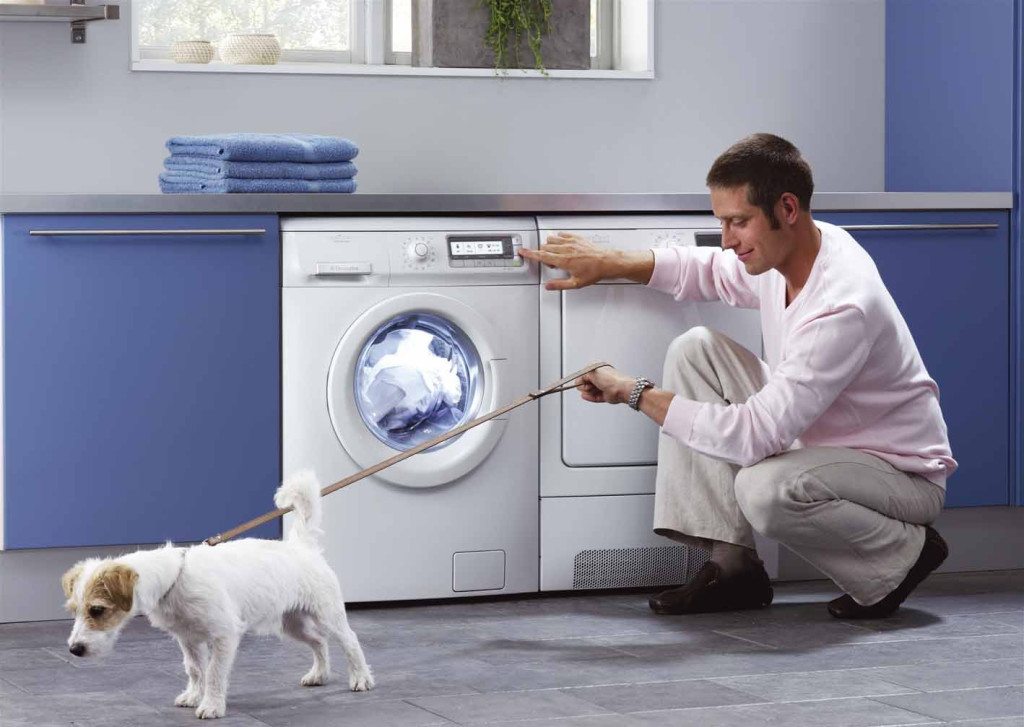 Carregamento horizontal da máquina de lavar roupa
