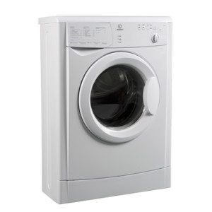 Máquina de lavar roupa Indesit estreita