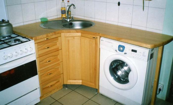 Bordplade vaskemaskine