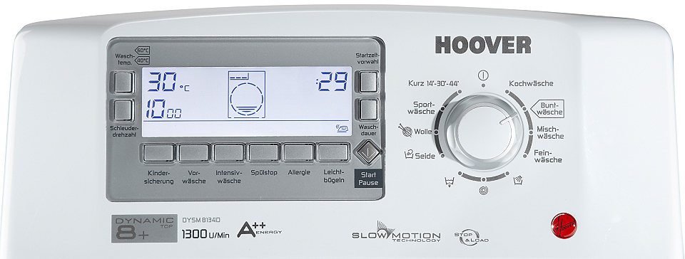 Bảng điều khiển máy giặt Hoover