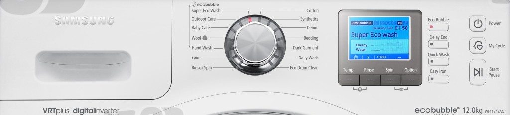 bảng điều khiển máy giặt samsung