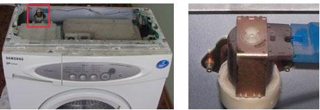 Selbstentleerung in der Waschmaschine