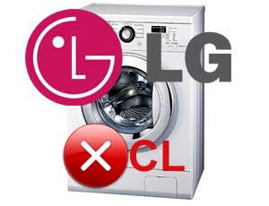Kod ralat CL pada mesin basuh LG