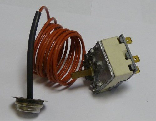 gas-filled temperature sensor of the washing machine
